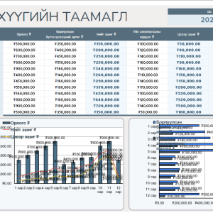 Санхүүгийн таамаглал - 1 нүүр