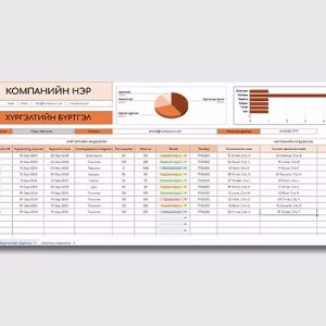 Бүтээгдэхүүн хүргэлтийн бүртгэл