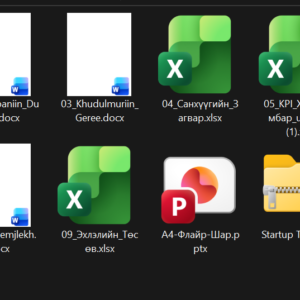 Startup / Шинэ бизнесийн багц